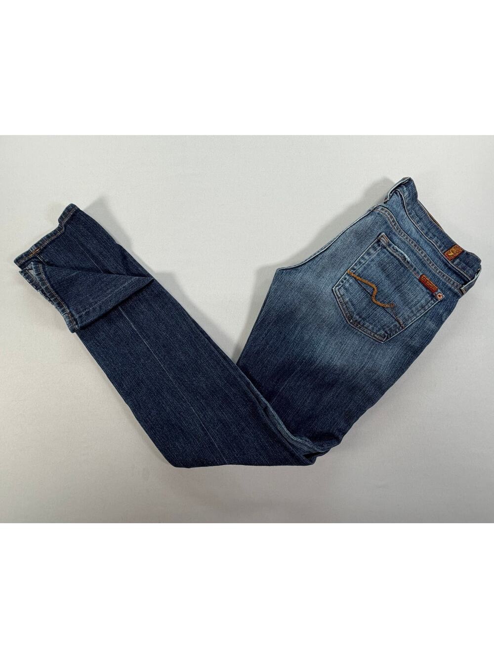 7 For All Mankind Roxanne Bootcut Jeans Womens 30 Medium Wash Stretch Denim
